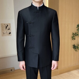 风 男士纽扣结 礼服套装 晚宴套装两件套 LJT1912/P250图片
