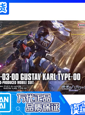 现货 万代 HG 1/144 机动战士高达 古斯塔夫 卡尔 00型 拼装模型