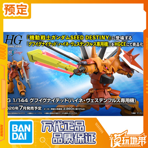 万代HG烈焰老虎海涅专用机