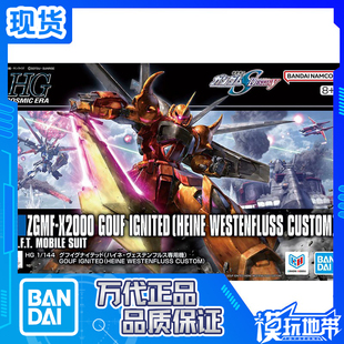 现货 万代 HG 1/144 烈焰老虎 海涅专用机 新规版 拼装模型 补款