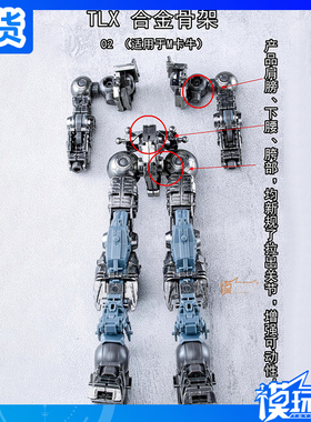 现货 TLX 02 MG 1/100 卡牛 Ka 牛高达 合金骨架 改件 配件包