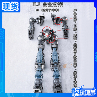 现货 TLX 02 MG 1/100 卡牛 Ka 牛高达 合金骨架 改件 配件包