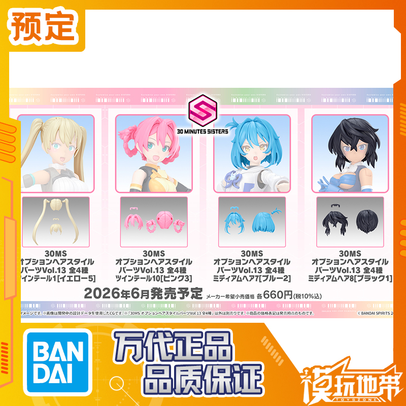 万代30MS可选发型配件Vol.13