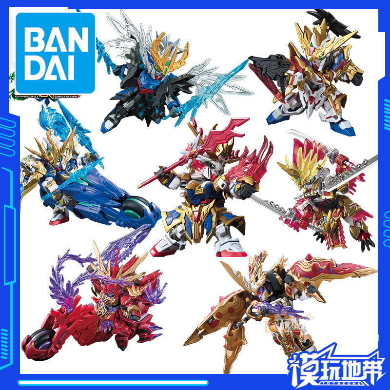 万代 bb q版 sd 三国创杰传 刘备 关羽 张飞 赵云 孙权 曹操 马超