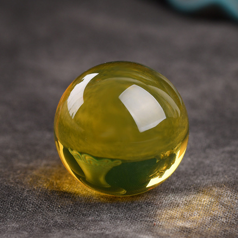 天然7A净水蓝珀散珠 单珠原石琥珀蜜蜡手链佛珠多宝手串diy配饰