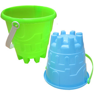 儿童沙滩玩具配件 沙滩工具 水桶 戏水玩具 沙滩桶 铲子 城堡模具