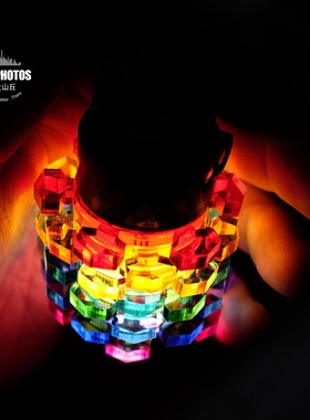 Ledlenser 莱德雷神 ML4灯罩黑狗彩虹灯罩亚克力灯罩暖光电池灯氛