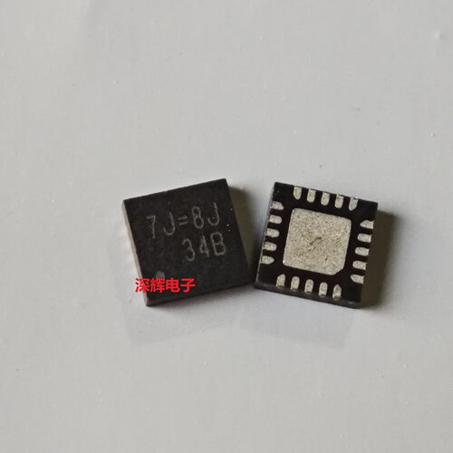 RT8816AGQW 丝印7J=** 8J 5D全新PWM控制器IC芯片 WQFN-20 可直拍