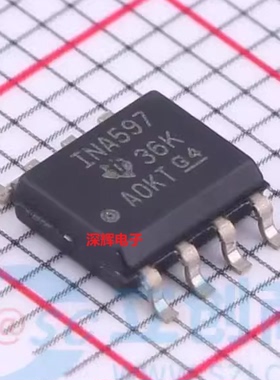 INA597IDR INA597 进口差分放大器IC芯片 贴片SOP-8 可直拍