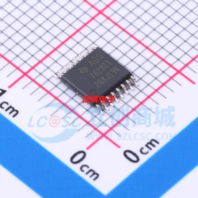 ADS7828EIPWRQ1 E EI EB全新模数转换器IC芯片 TSSOP-16 可直拍