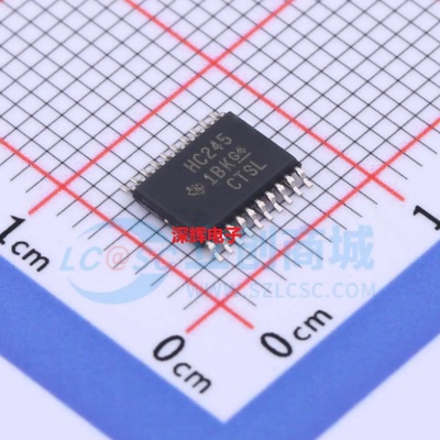 SN74HC245PWR HC244PW 全新进口逻辑IC芯片 TSSOP-20 可直拍
