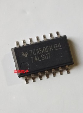 SN74LS07NSR DR 全新进口双极缓冲器IC芯片 SOP-14宽5.2MM 可直拍