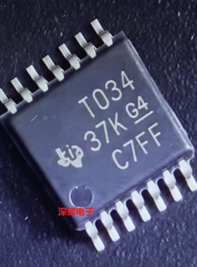 TL034CPWR CPW T034 进口运算放大器IC芯片TSSOP-14 可直拍