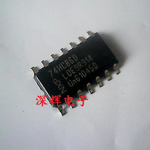 贴片 HC86A SN74HC86A 74HC86D 逻辑IC芯片 SOP-14封装 可直拍