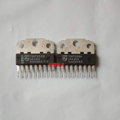 TDA7056B 2611A 1519 1521 3653进口伴音功放芯片 ZIP-9封装