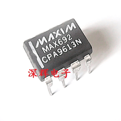 直插 MAX692CPA MAX692EPA 微处理器监控电路芯片 DIP-8 可直拍