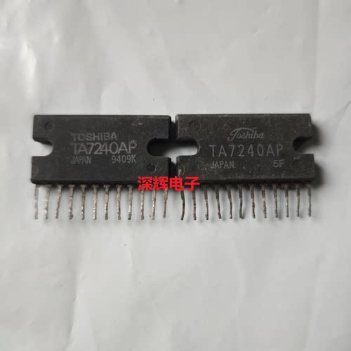 【深辉电子】TA7240AP D7240AP 原装拆机音频放大器 SIP-12脚