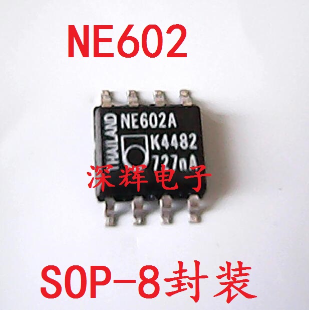 贴片 NE602A  SA602A 原装拆机平衡混频器IC芯片 SOP-8 可直拍