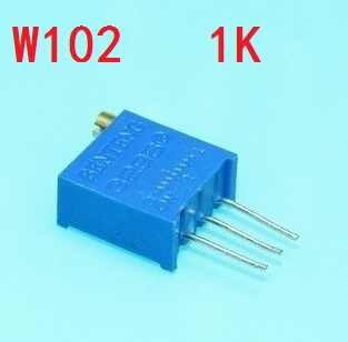 3296W-102 1K W102 精密可调高电位器 3296电位器 可调电阻