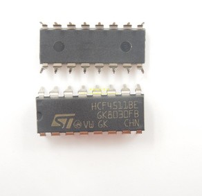 【深辉电子】直插 HCF4511BE CD4511BE 逻辑IC芯片 DIP-16