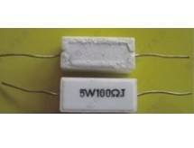 【深辉电子】5W100R 5W 100R 100欧 水泥电阻 陶瓷电阻 10只3.5元