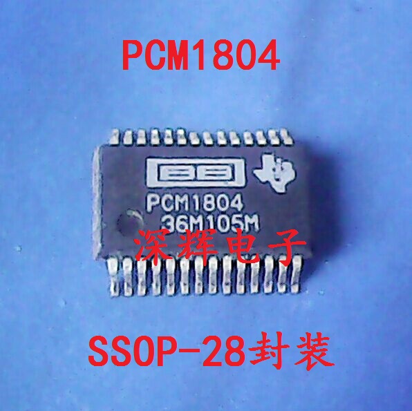 贴片 PCM1804 立体声A / D转换器芯片 24位 SSOP-28 可直拍
