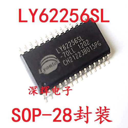 贴片 LY62256SL-70LL 全新低功耗CMOS芯片 SOP-28封装 可直拍