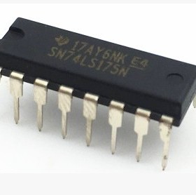 直插 SN74LS175N HD74LS175P 进口D触发器芯片 DIP-16 可直拍