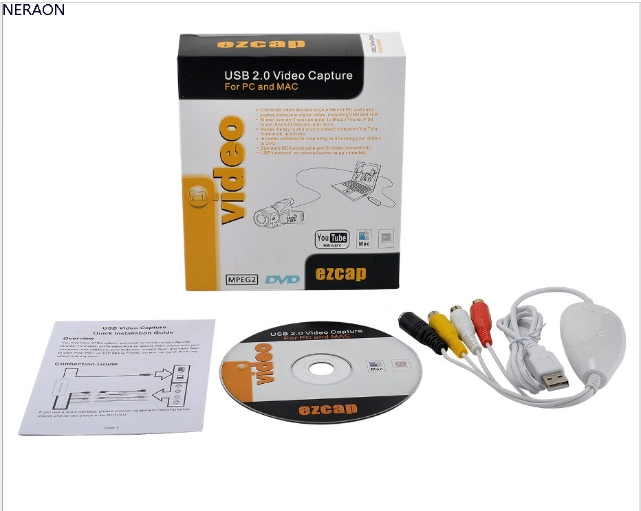 USB VIDEO GRABBER FOR MAC+WINDOWS 双系统视频采集卡