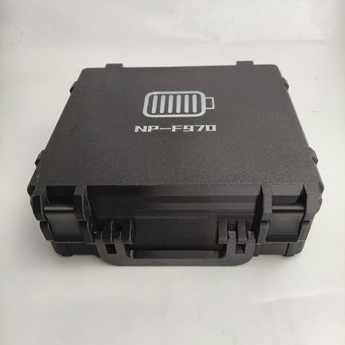 NP-F970电池收纳盒3D打印索尼相机电池收纳盒摄影灯970电池储存盒
