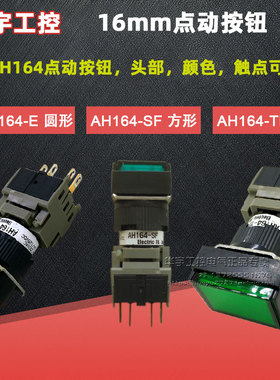 原装正品富士按钮AH164/AH165-EG11/SFR11/TFG11点动开关圆方矩形