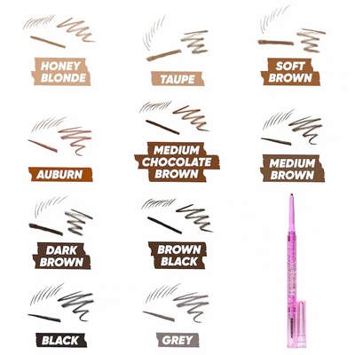 现货 Kosas Brow Pop Eyebrow Pencil 双头砍刀三角形眉笔 0.08g