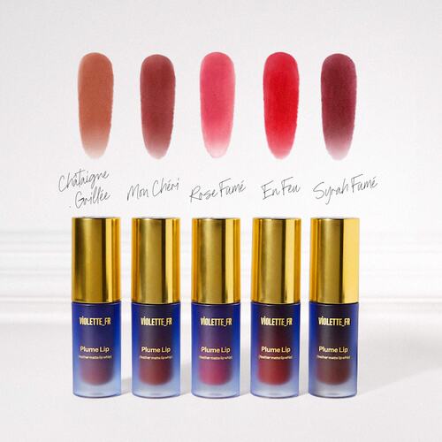 新款VIOLETTE_FR PLUME LIP Moisturizing Feather哑光唇釉3.3g
