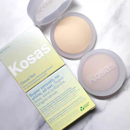 美代Kosas Cloud Set backed 烘焙定妆柔焦磨皮哑光蜜粉饼9.5g