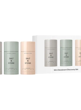 新款Salt & Stone迷你Deodorant Discovery套装28gx3