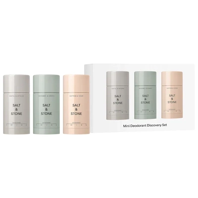 新款Salt & Stone迷你Deodorant Discovery套装28gx3