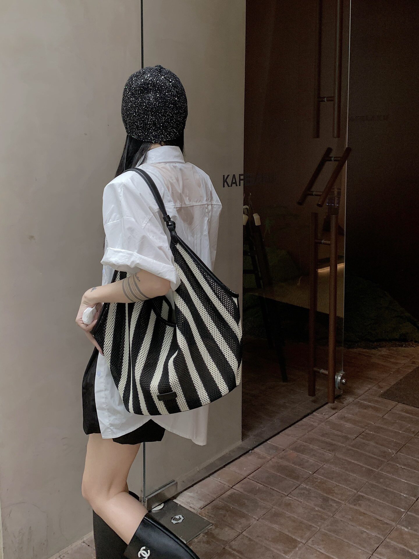 jtnb2026新款小众时髦黑通用款女包