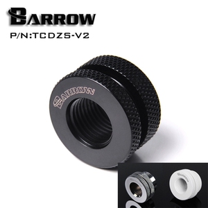Barrow G1/4 黑/银/白色 穿板对丝 穿板型顶部注水接头 TCDZS-V1