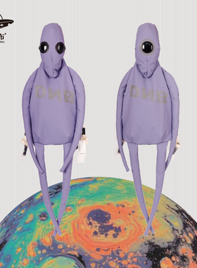 大脑布原创双肩包书包初中女生高颜值小众ins紫色生日礼物 新款包