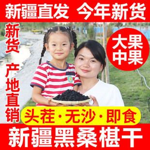 新疆大桑葚干黑桑椹子果干即食免洗无添加中药材泡酒泡茶无硫特产