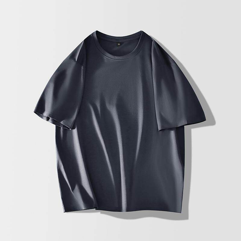 保罗正品柔软亲肤夏季莫代尔男士圆领纯色短袖上衣T恤休闲净版衫