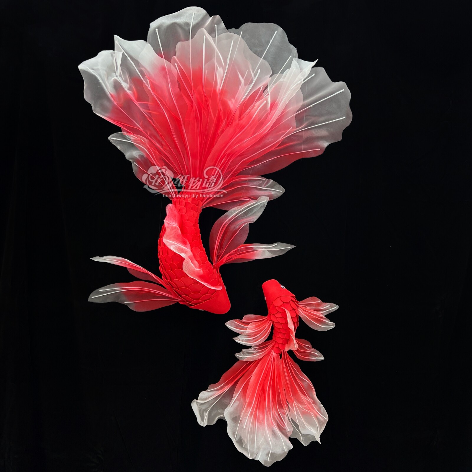 大型锦鲤鱼模diy免剪手工材料包