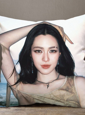 邝玲玲Lingling西莉拉可邝照片抱枕明星双面定制diy生日礼物靠枕