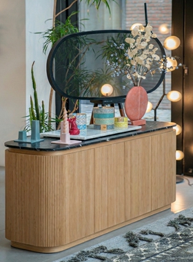 Paris实木餐边柜/STUDIO FH/实木开门柜 /美式自然风格