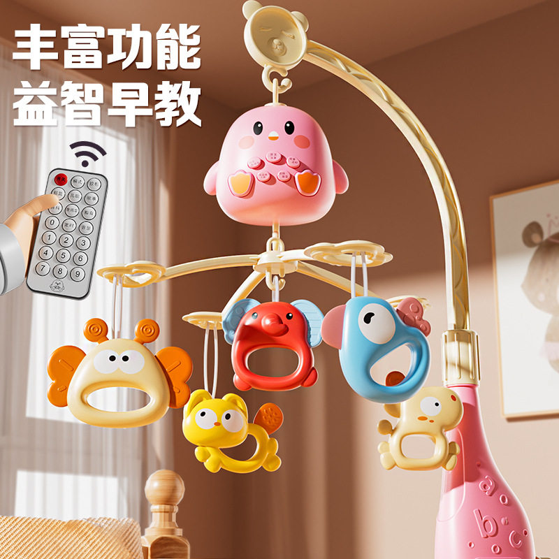 婴幼儿卡通床铃玩具音乐旋转灯光