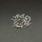 包扣定位珠铜质绳线接头收尾固定圆珠diy手链项链隔离珠2.0mm2.5m