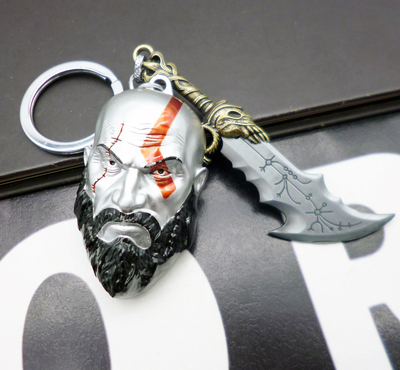 男战神钥匙扣现货金属酷饰品挂件