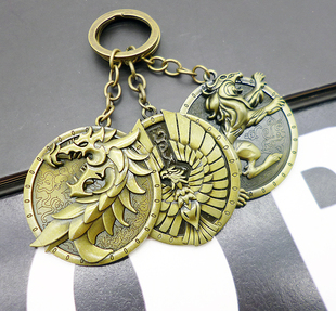 上古卷轴鹰狮龙标志钥匙扣 饰品挂件TheElderScrolls游戏周边男酷