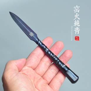 普洱茶刀茶针 江龙茶刀 龙泉百炼钢锻打茶具配件手工作品收藏