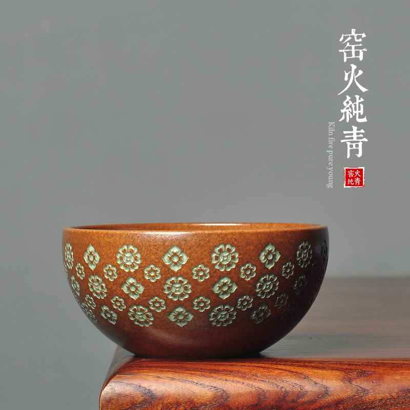 青瓷渣斗陶瓷建水日式茶杯洗茶盂
